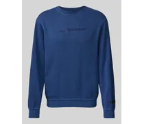 Sweatshirt mit Label-Stitching Modell 'Bar