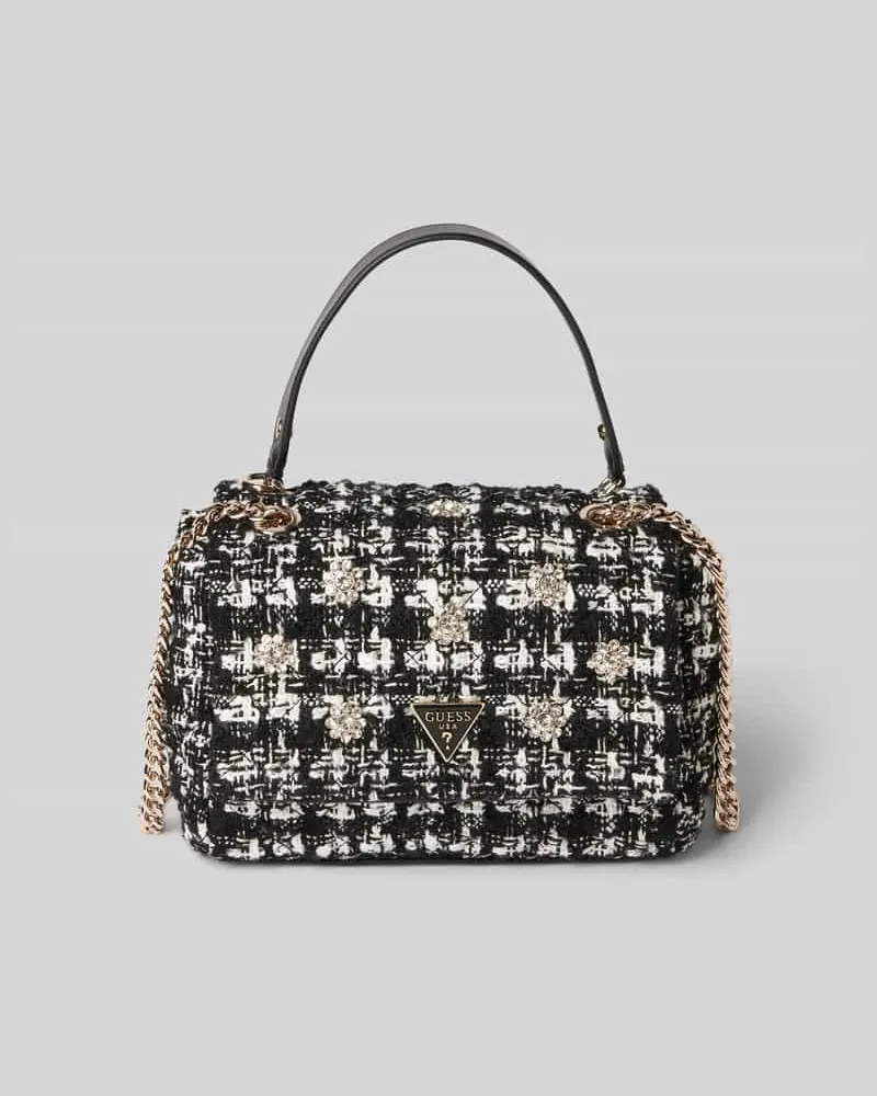 Guess Handtasche mit Ziersteinbesatz Modell 'EVERLEE Black