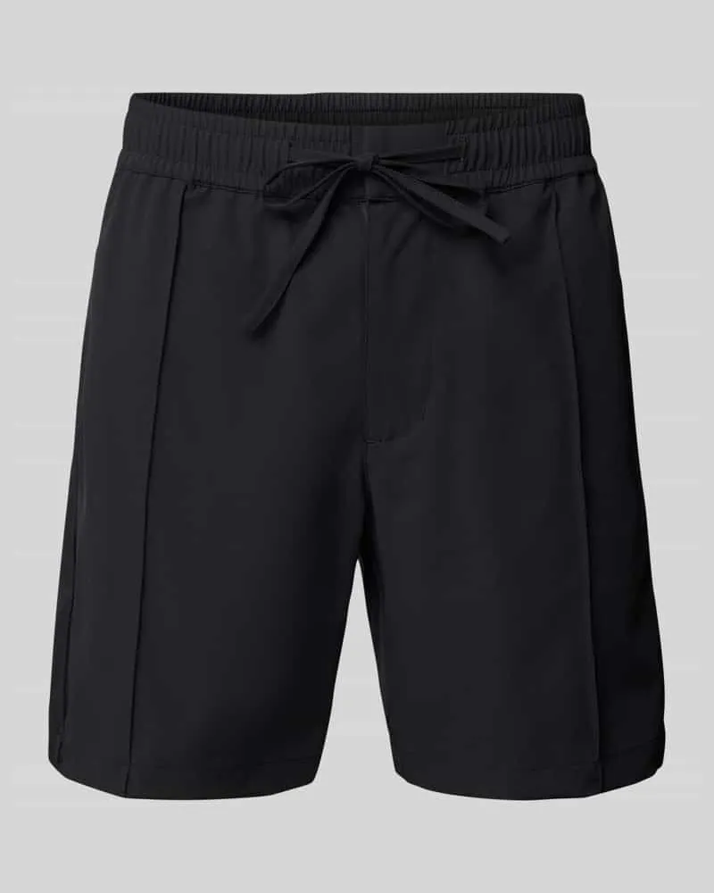 BALR. Regular Fit Shorts mit fixierten Bügelfalten Modell 'Hex-Series Black