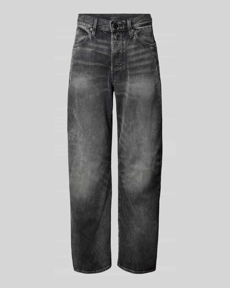 G-STAR RAW Regular Fit Jeans mit Eingriff- und Gesäßtaschen Dunkelgrau