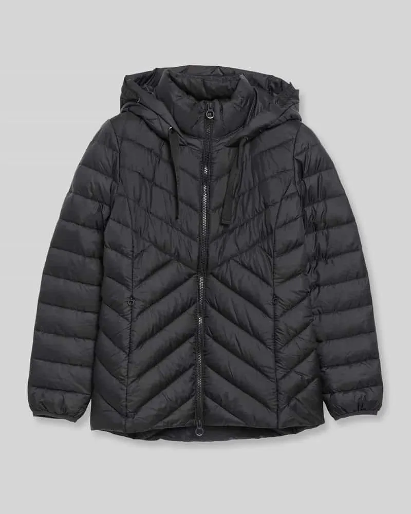 S.Oliver Slim Fit Steppjacke mit Zweiwege-Reißverschluss Black