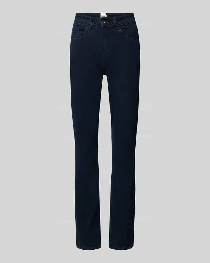 Brax Skinny Fit Jeans mit 5-Pocket-Design Modell 'SHAKIRA Dunkelblau