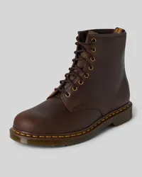 Dr.Martens Lederboots mit Zugschlaufe Mittelbraun