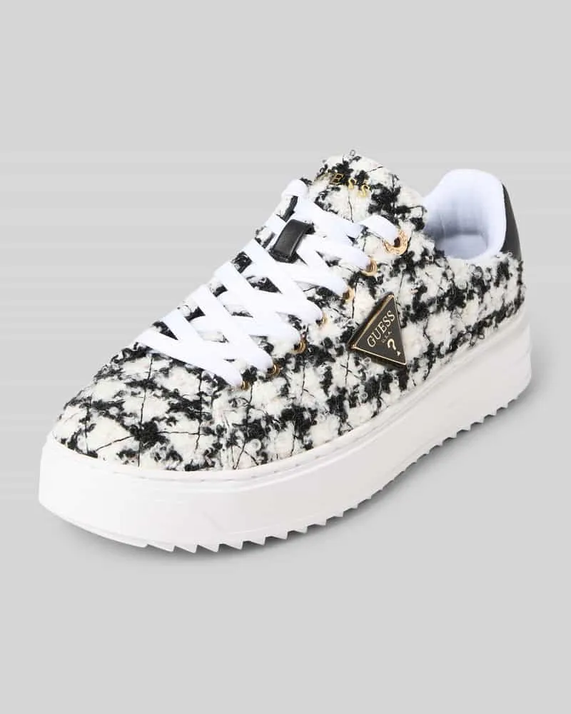 Guess Sneaker mit Label-Detail Modell 'DENESA Weiss