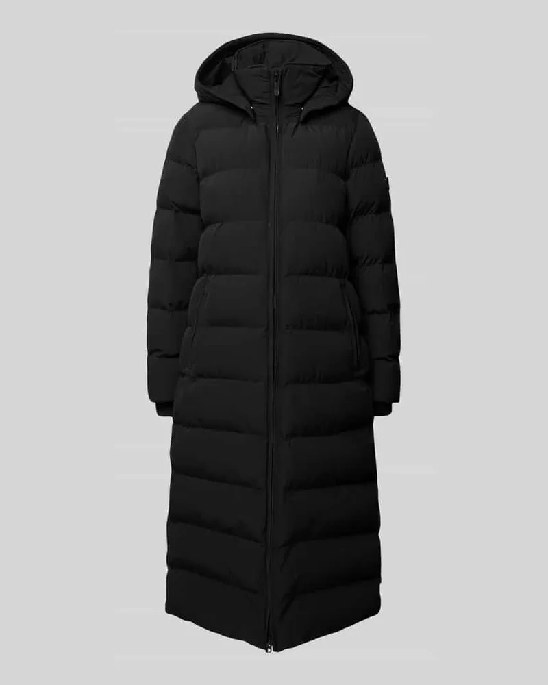 Wellensteyn Regular Fit Steppmantel mit abnehmbarer Kapuze Modell 'GOLDMINE Black