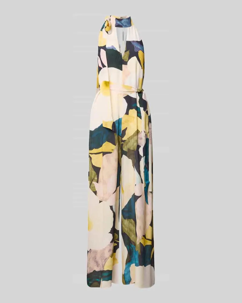 Ted Baker Regular Fit Jumpsuit aus reiner Viskose Modell 'Camea Dunkelblau
