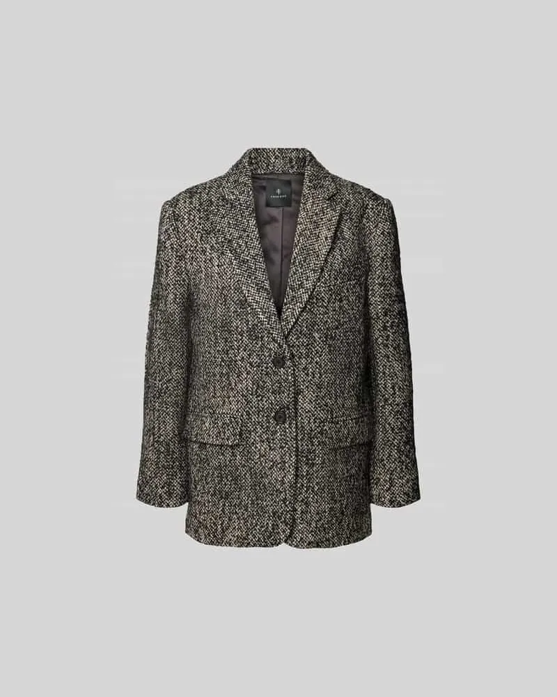 Anine Bing Blazer mit Woll-Anteil Black