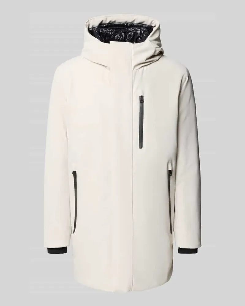 Strellson Regular Fit Parka mit Kapuze Modell 'FLEX CROSS Silber