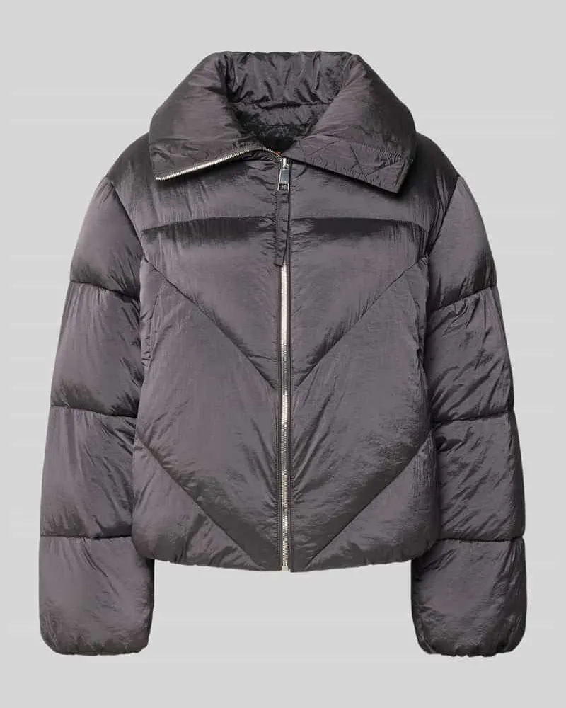 HUGO BOSS Regular Fit Steppjacke aus schimmerndem Gewebe Modell 'PADILENA Flieder