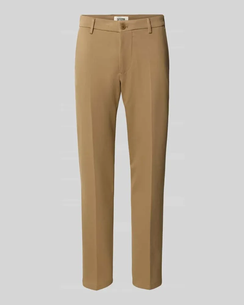 Drykorn Stoffhose mit Gesäßtaschen Beige