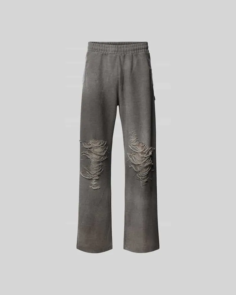 Diesel Sweathose mit elastischem Bund Mittelgrau