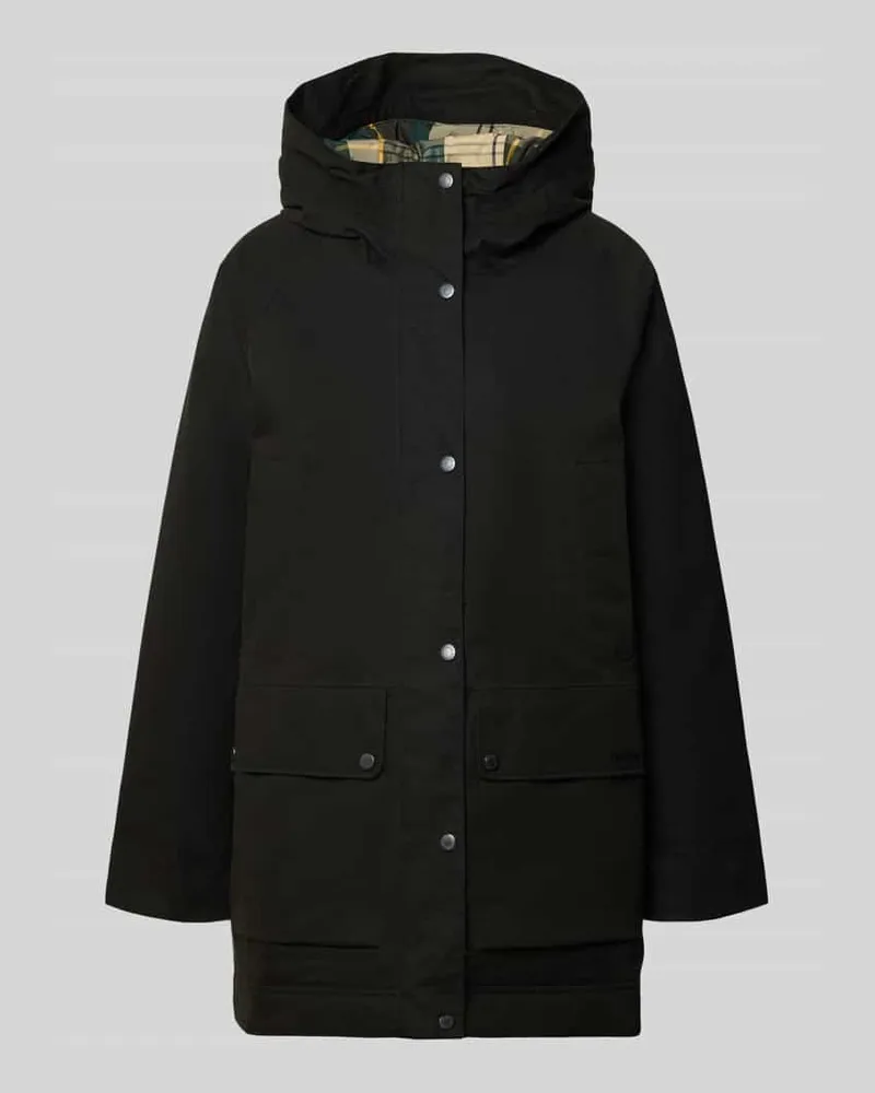 Barbour Regular Fit Funktionsjacke aus Baumwoll-Mix Black