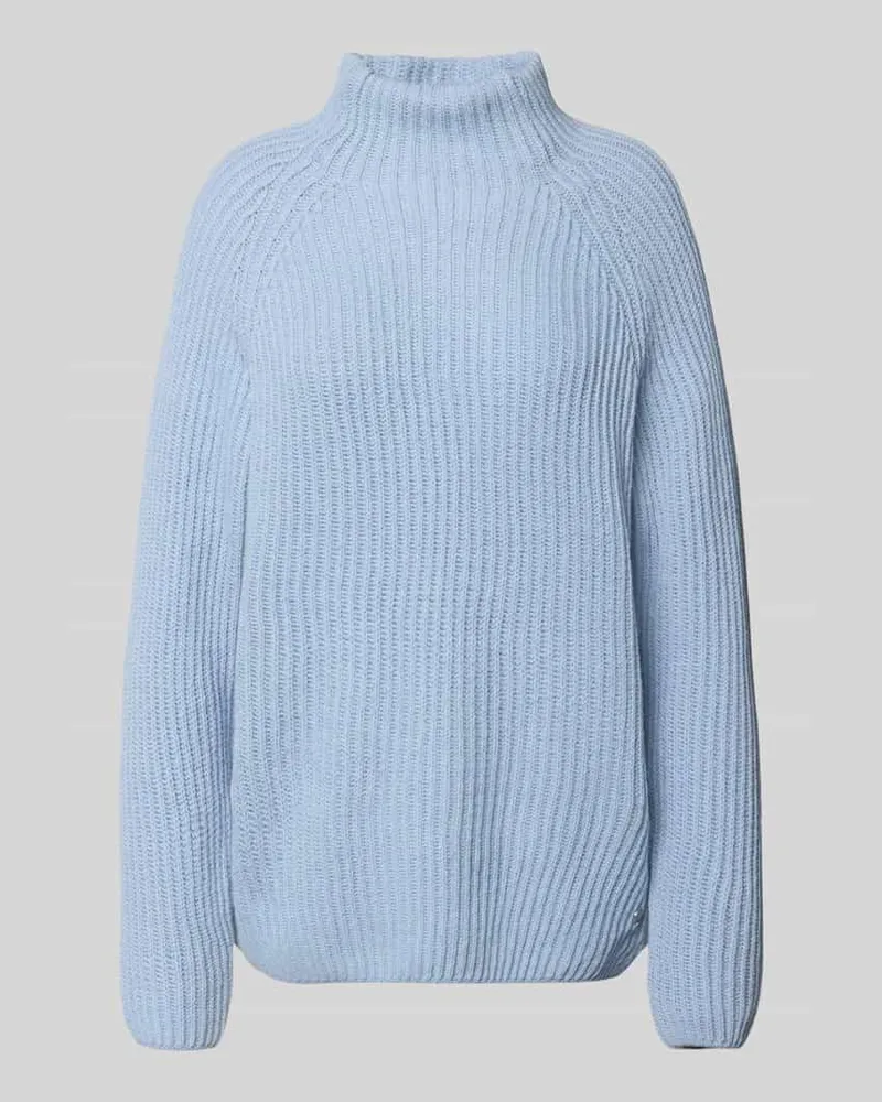 Smith & Soul Strickpullover mit Stehkragen Hellblau
