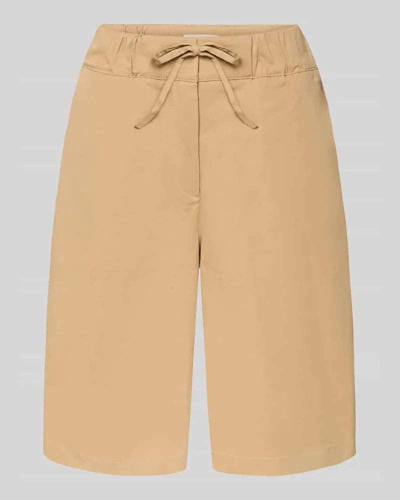 Brax Regular Fit Bermudas aus Baumwoll-Mix Modell 'MAINE B Beige