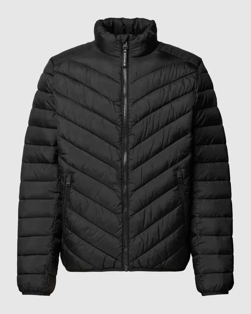 Tom Tailor Steppjacke mit Label-Detail Black