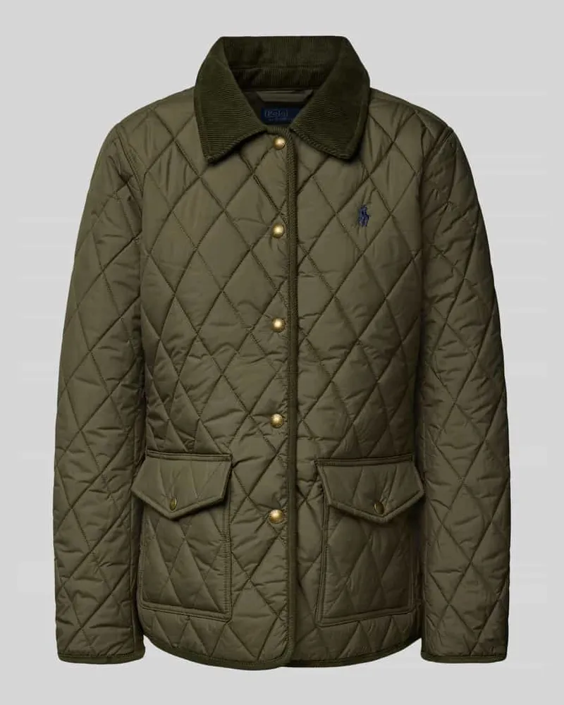 Ralph Lauren Steppjacke mit Umlegekragen und Pattentaschen Bottle