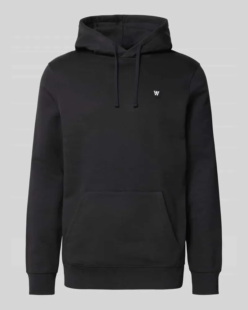 Wood Wood Hoodie mit Känguru-Tasche Modell 'Ash Anthrazit