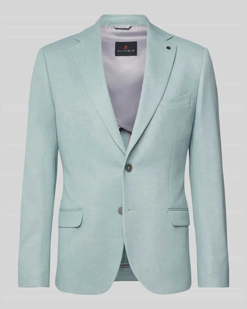 Zuitable Sakko mit Brustleistentasche Modell 'DiNick Mint