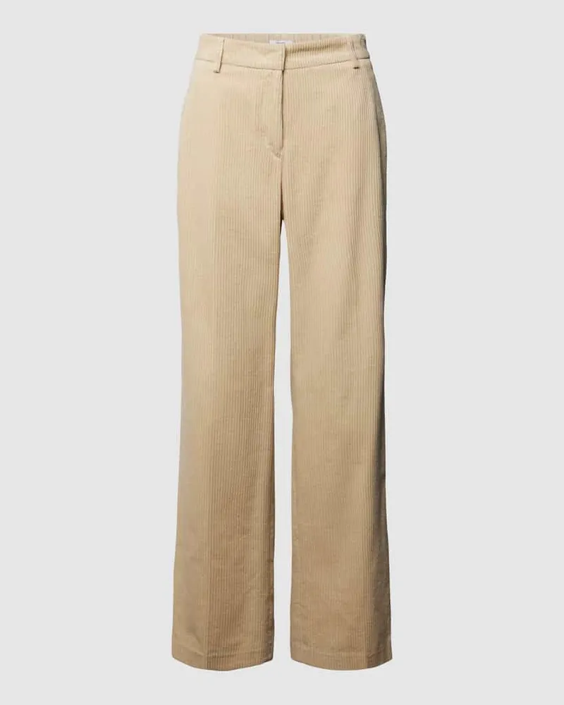 OPUS Wide Fit Cordhose aus reiner Baumwolle Modell 'MAHLIA Beige