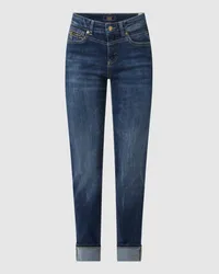 MAC Jeans Straight Fit Jeans mit Stretch-Anteil Modell 'Rich Blau