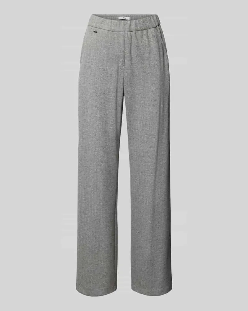Brax Hose mit elastischem Bund Modell 'MAINE Silber