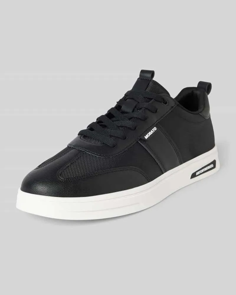 Antony Morato Sneaker in unifarbenem Design Modell 'DERMOT NYLON Black