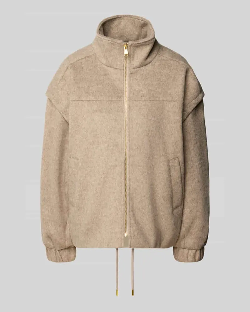 b.young Jacke mit Stehkragen Modell 'Becila Beige
