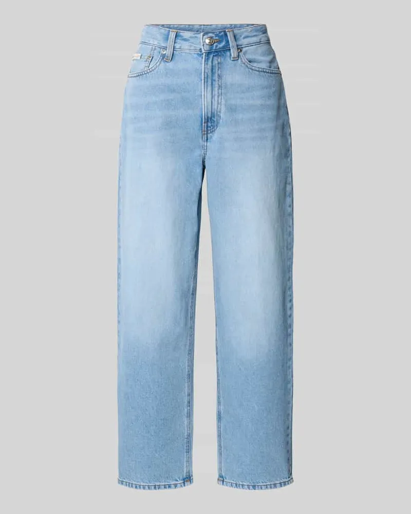 Calvin Klein Barrel Jeans mit Label-Detail Modell 'PANAMA Jeansblau