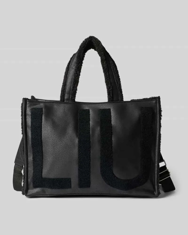 Liu Jo Tote Bag mit Logo-Detail Modell 'Montone Black