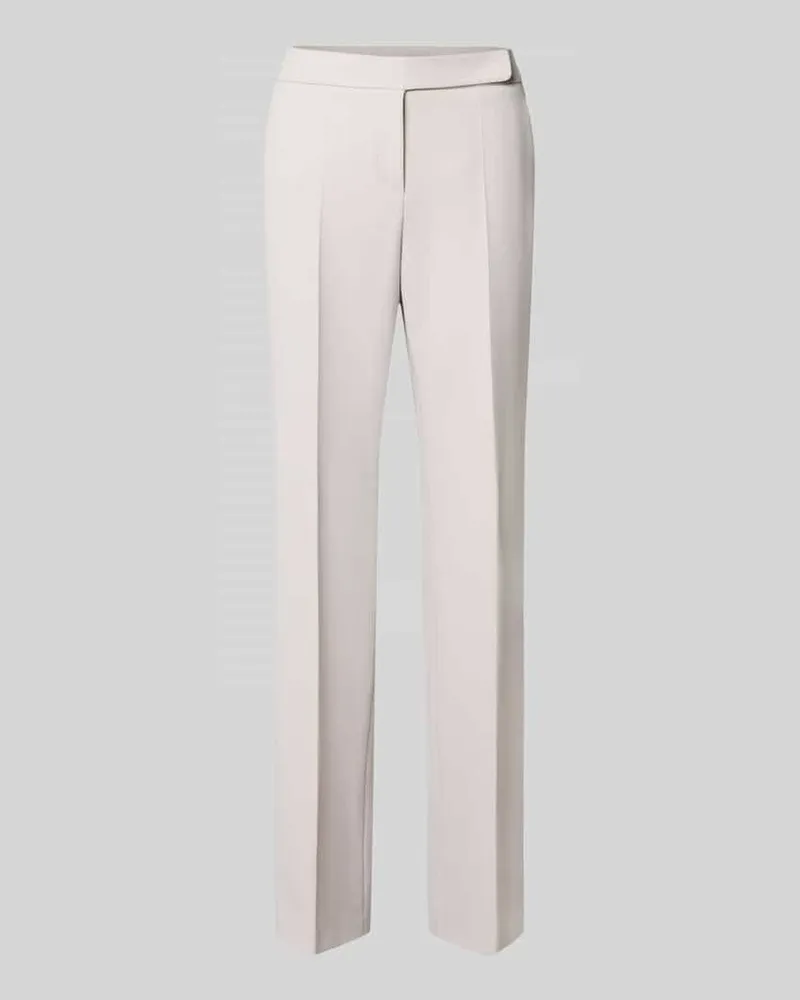 windsor. Straight Fit Hose mit Viskose-Anteil Hellgrau