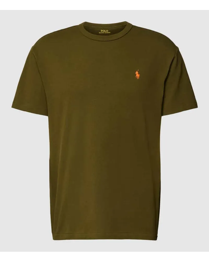 Ralph Lauren Classic Fit T-Shirt mit Label-Stitching Gruen