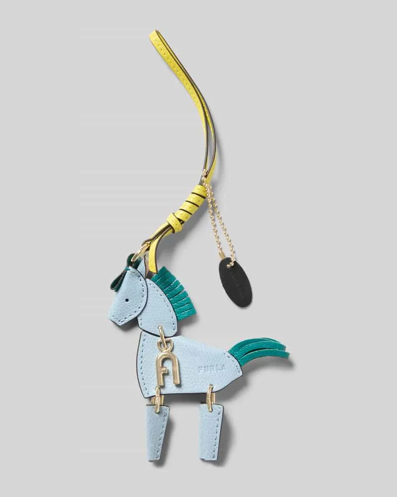 Furla Anhänger mit Logo-Prägung Modell 'ALLEGRA HORSE Sand