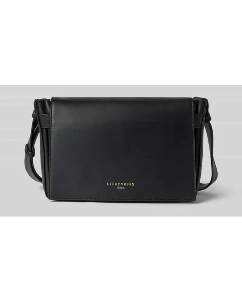 Liebeskind Handtasche mit Labelprint Modell 'Hilla Black