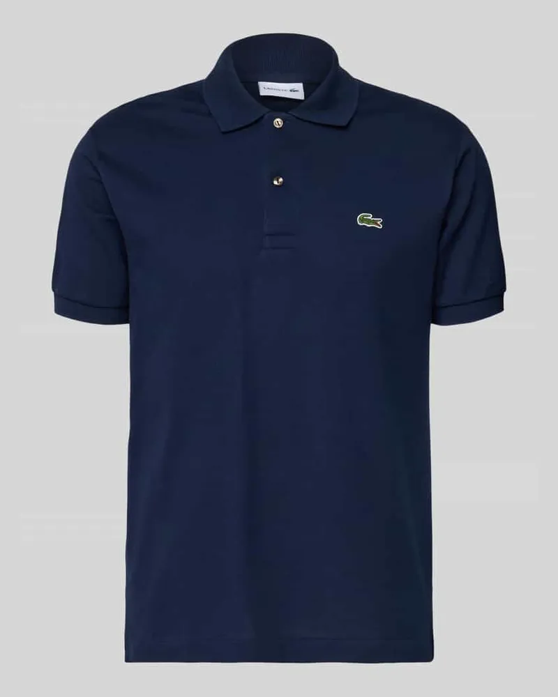 Lacoste Poloshirt mit Label-Stitching Modell 'L.12.12 CORE Marine