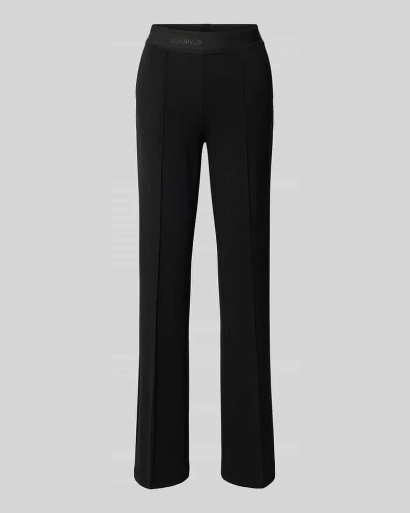 TONI Stoffhose mit elastischem Bund Black