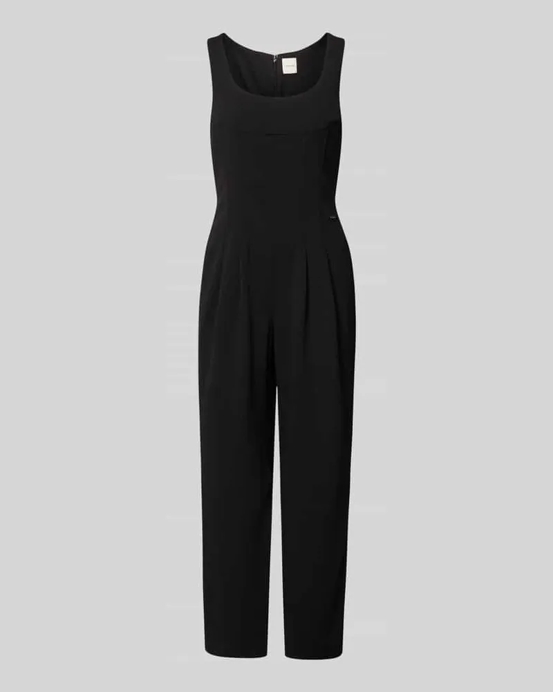 Calvin Klein Jumpsuit mit Rundhalsausschnitt Black