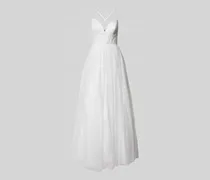 Brautkleid mit Raffungen