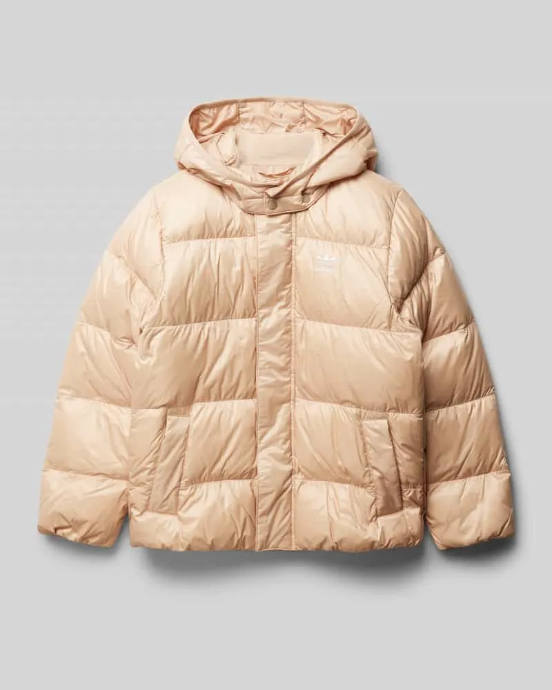 adidas Daunenjacke mit Kapuze Modell 'ELO MAGBEI Beige