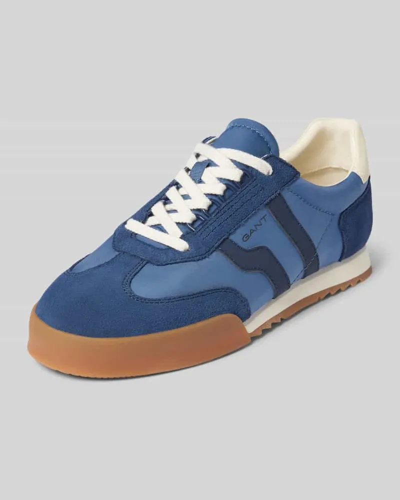 Gant Sneaker mit Label-Print Modell 'Baylle Jeansblau