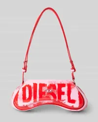 Diesel Crossbody Bag mit Label-Print Pink