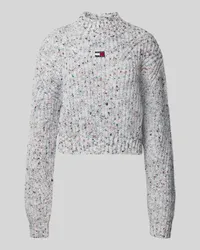 Tommy Hilfiger Strickpullover mit Stehkragen Offwhite