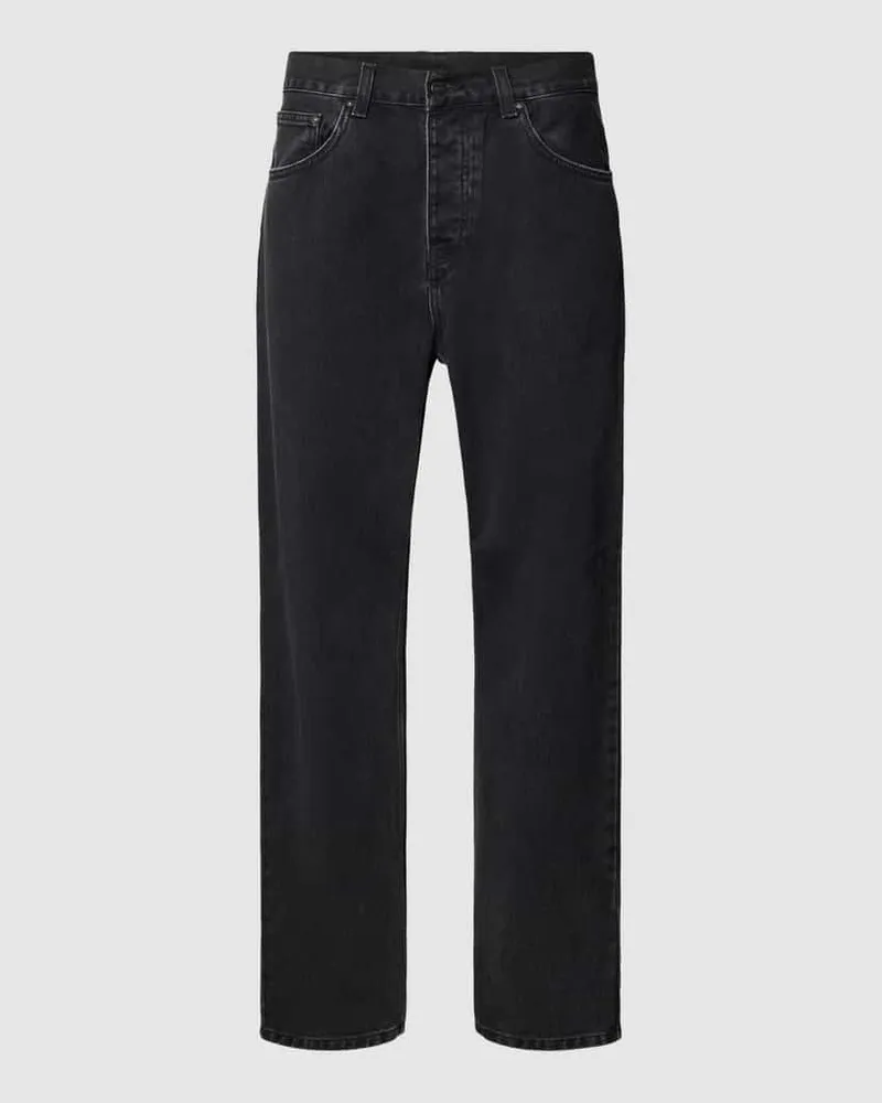 Carhartt WIP Jeans mit Label-Patch Black