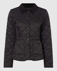 Barbour Steppjacke mit Cordkragen Modell 'Deveron Black