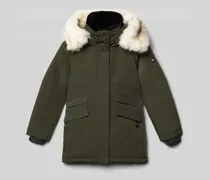 Regular Fit Parka mit Kunstfell Modell 'Enterprise