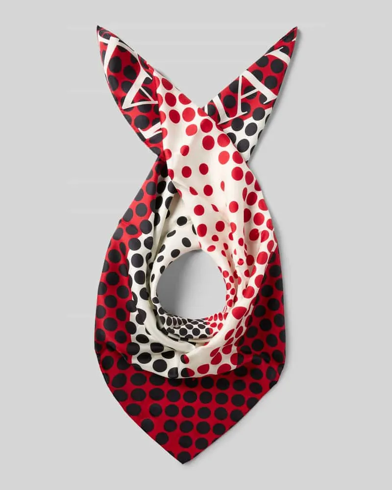 MAX&Co. Schal aus reiner Seide Modell 'BATTISTA Rot