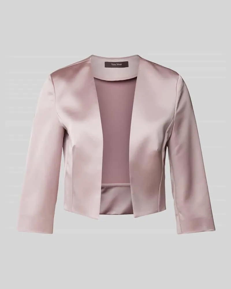 Vera Mont Kurzblazer mit offener Vorderseite Rose