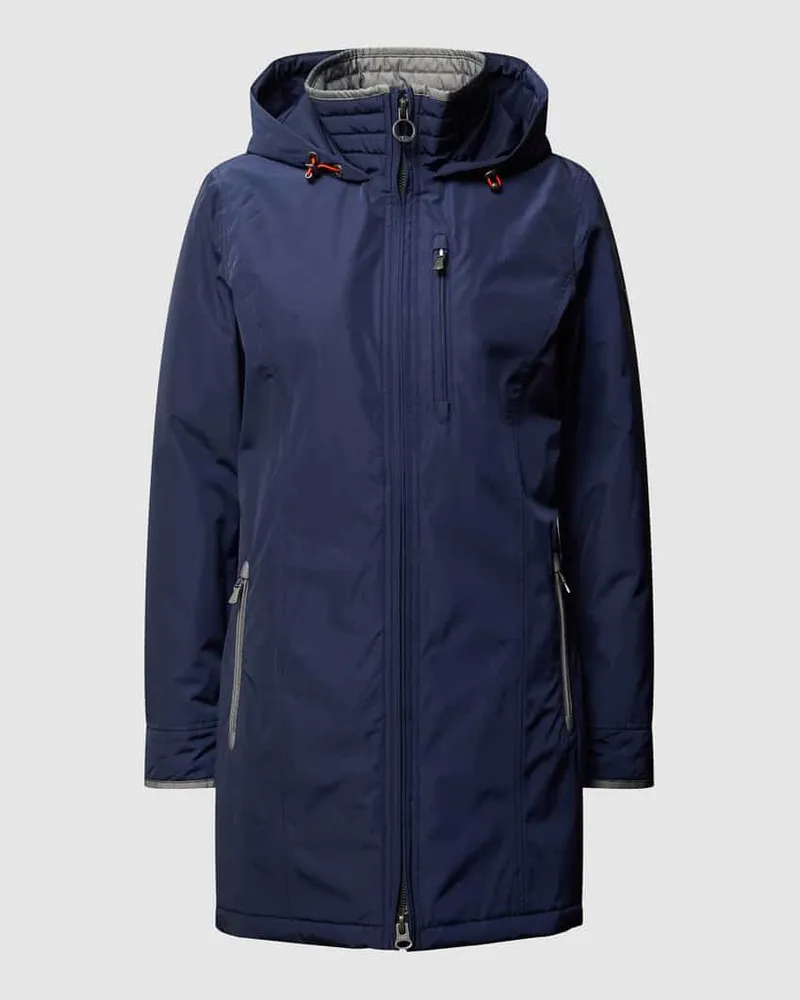 Wellensteyn Regular Fit Jacke mit Label-Detail Modell 'STOCKHOLM Dunkelblau