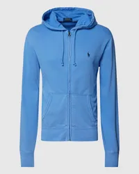 Ralph Lauren Sweatjacke aus reiner Baumwolle Blau