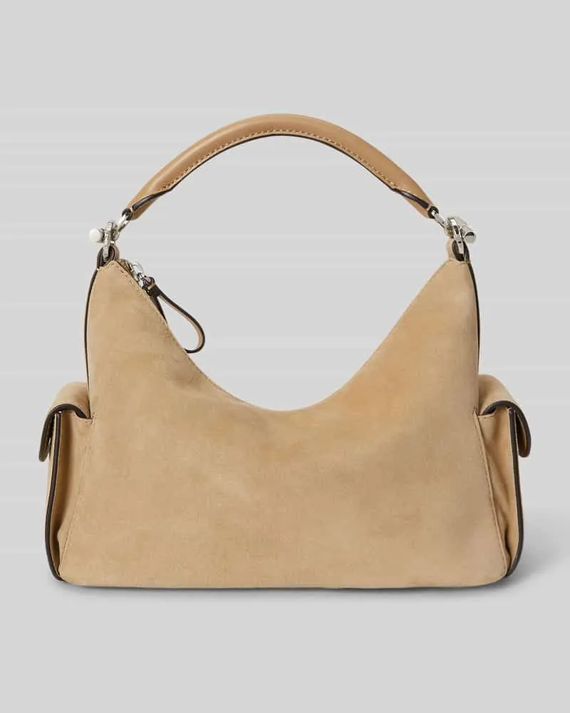 Ralph Lauren Umhängetasche aus echtem Schafsleder Modell 'BLAIKE Beige