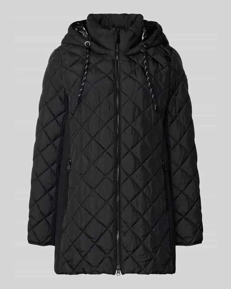 Fuchs Schmitt Regular Fit Steppjacke mit gefüttertem Stehkragen Black